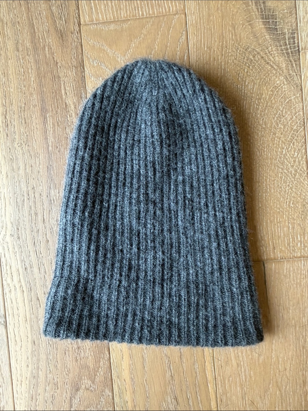 James Street Co. Mora Beanie Alpaca / Wool Charcoal Gray - Picture 3 of 4